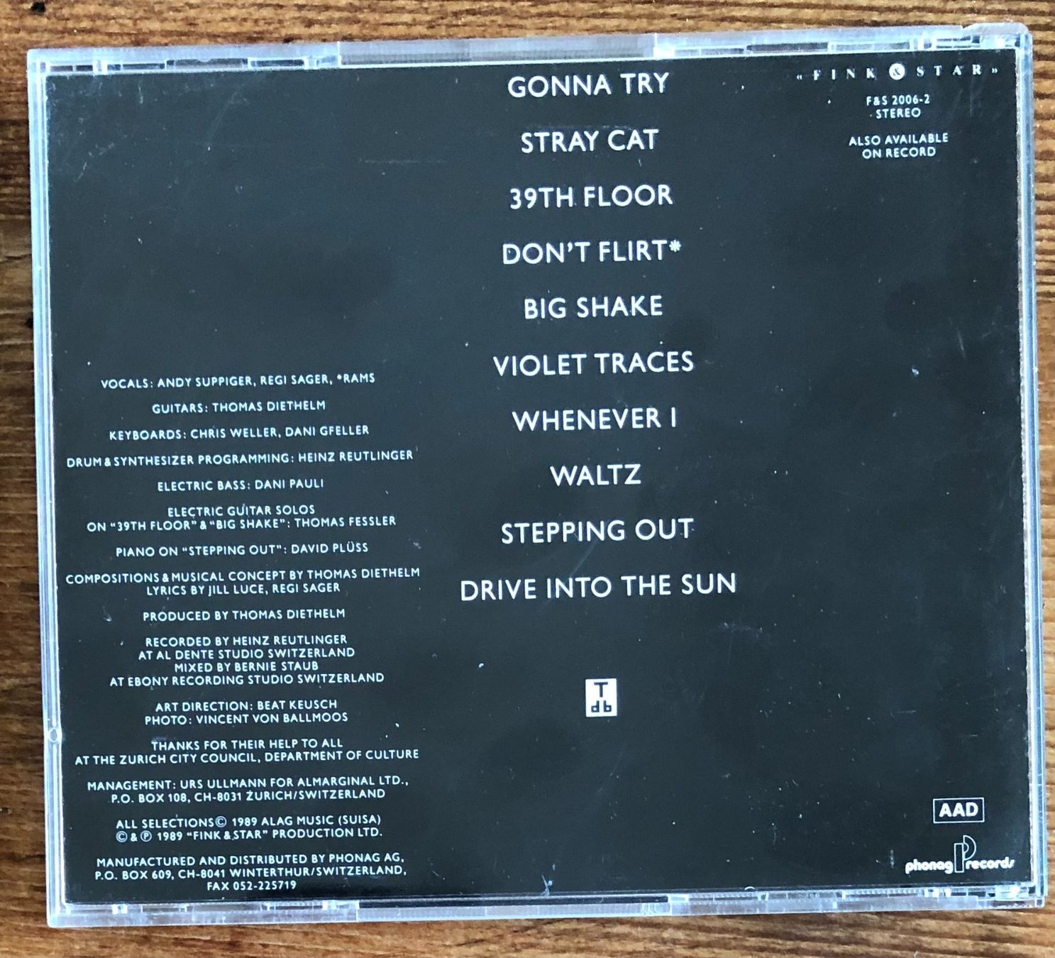 CD: Thomas Diethelm Band – Big Shake CD – Usato da Luzern venduto da Schlafenicht00 1