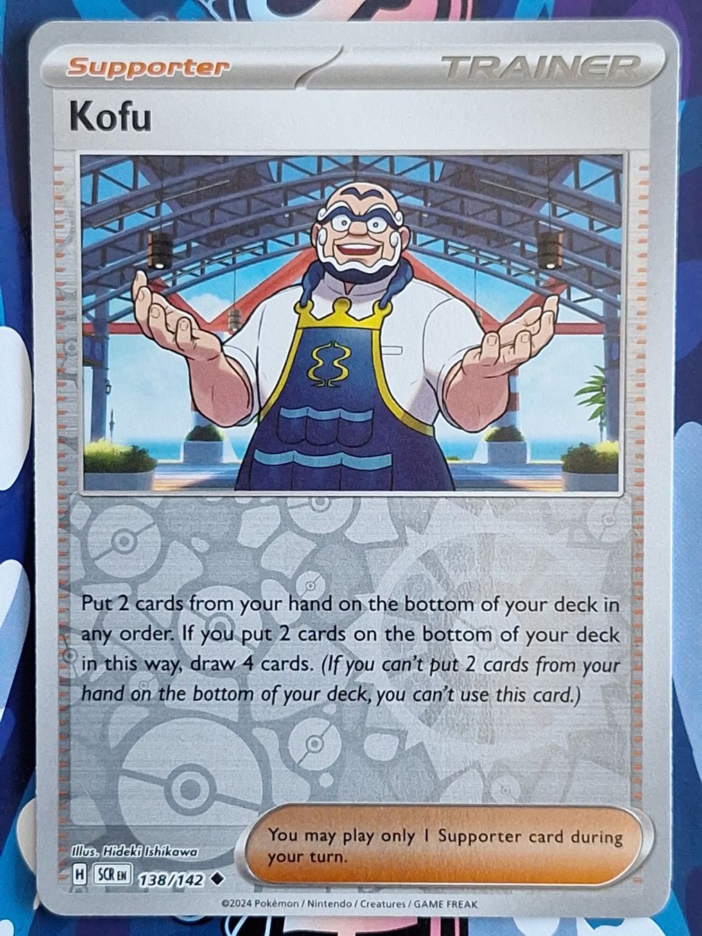 Pokémon Carte collezionabili: Kofu - Reverse Holo Pokemon Stellar Crown - #7.3 – Usato da Altstätten SG venduto da GGsGameshop