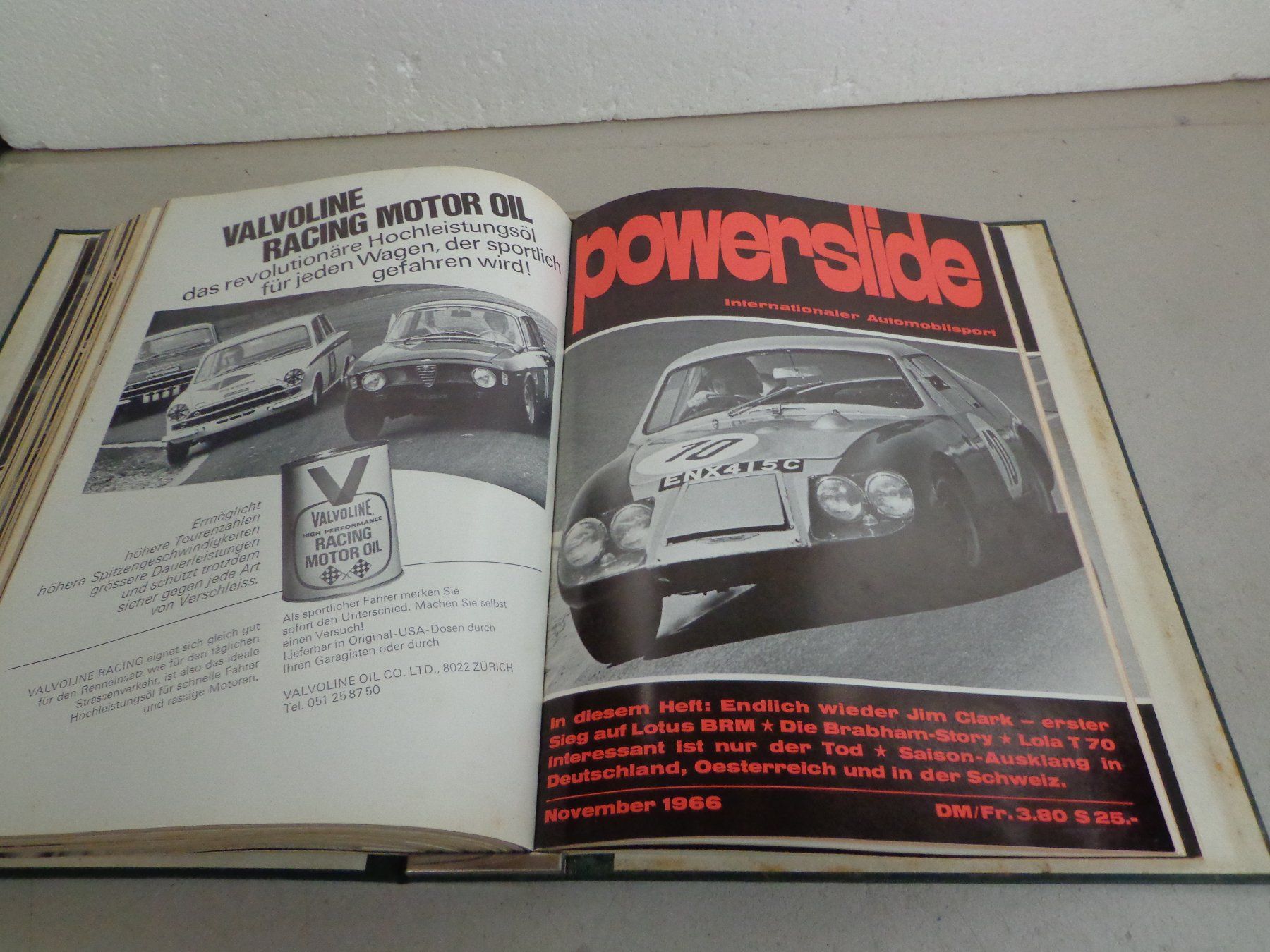 Libri: Jahresband Powerslide 1966 in original Einfassung – Usato da Zofingen venduto da goezi 4