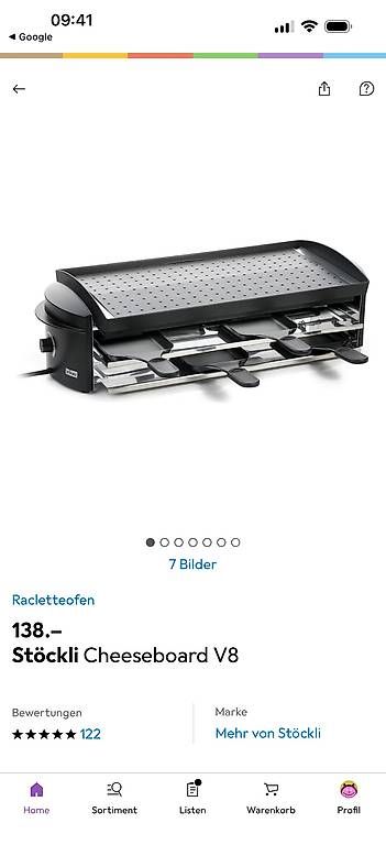 Griglie: Stöckli Tischgrill inkl. Cheeseboard – Usato da Hofstetten SO venduto da Katharina_Nina_Nina 3