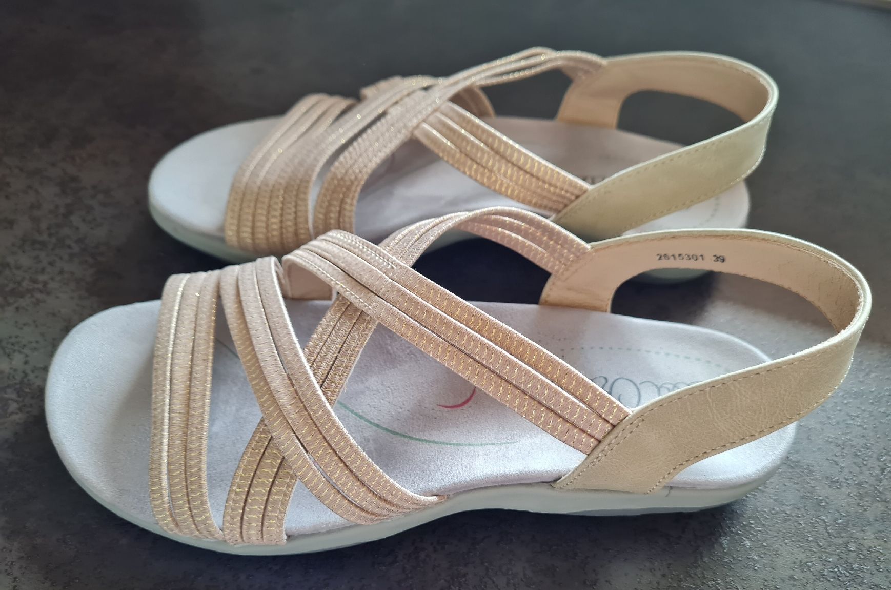 Scarpe da donna: Sandalette beige – Nuovo e nell'imballaggio originale da Emmen venduto da lum_vw87