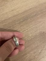Silberring mit Zirkonia Steinen sehr guter Zustand