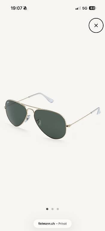 Occhiali & Lenti: Rayban Aviator Small Gold – Usato da Frauenfeld venduto da Realrob98 1