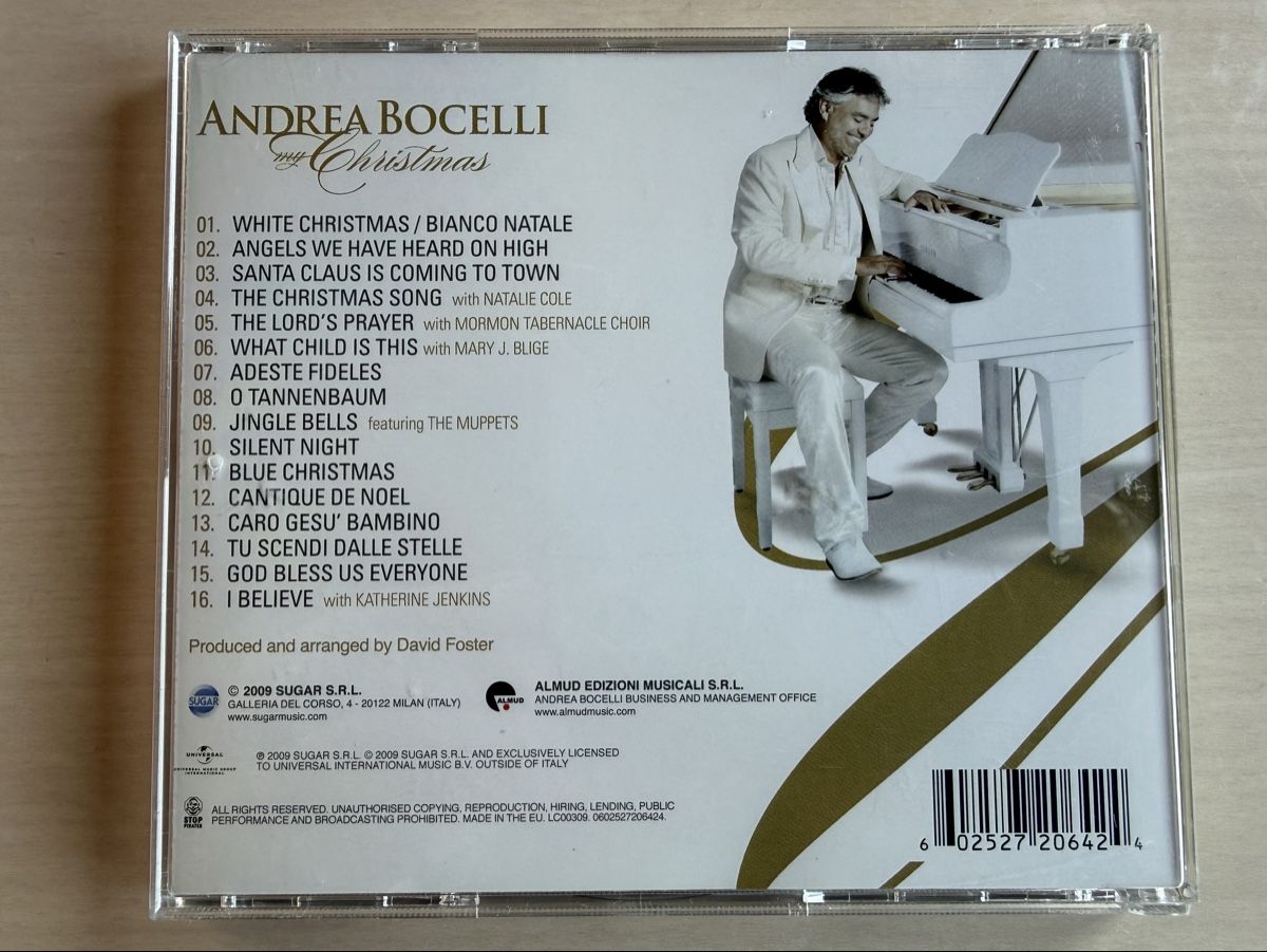 CD: Andrea Bocelli - My Christmas CD – Usato da Oberried Brienz venduto da Chyara 1