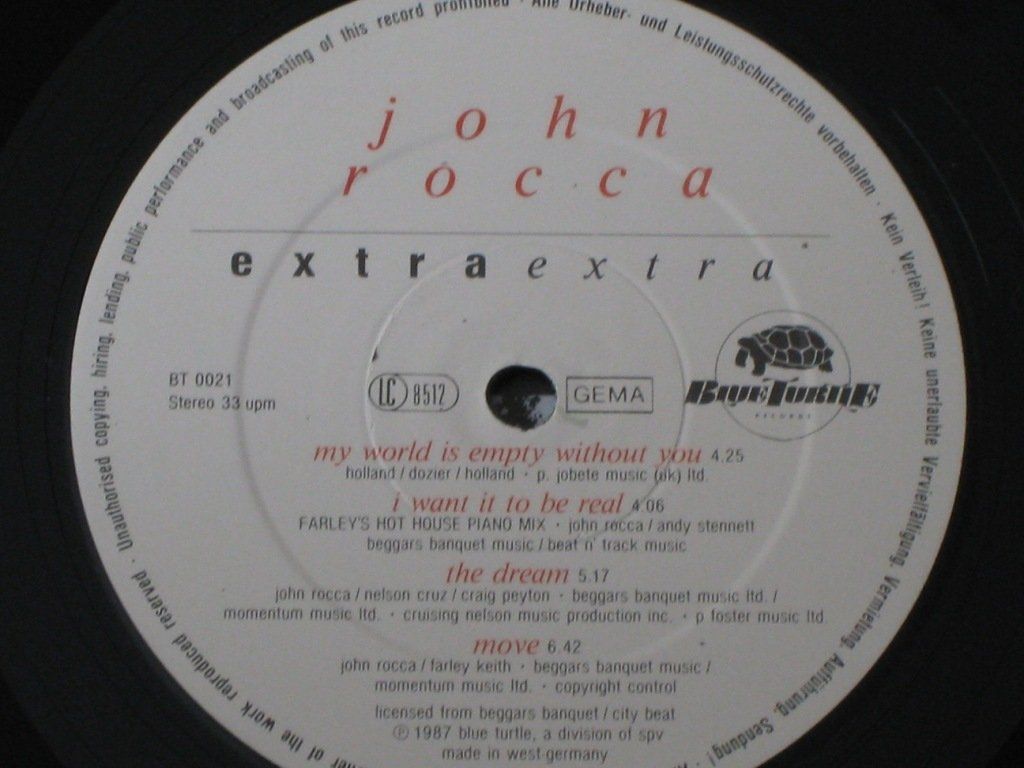 Dischi in vinile: LP - JOHN ROCCA - EXTRA EXTRA – Usato da Steckborn venduto da Quo7 2