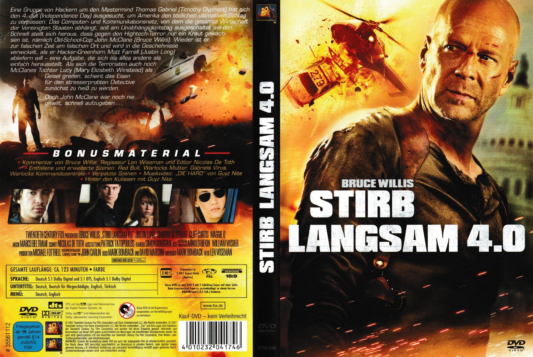 Tutti i DVDs: DVD - Stirb langsam 4.0 – Usato da Langnau am Albis venduto da MediaRescuerKeLoX
