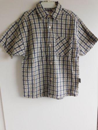 Jungen Baumwollhemd von C&A, Gr. 116, mehrfarbig