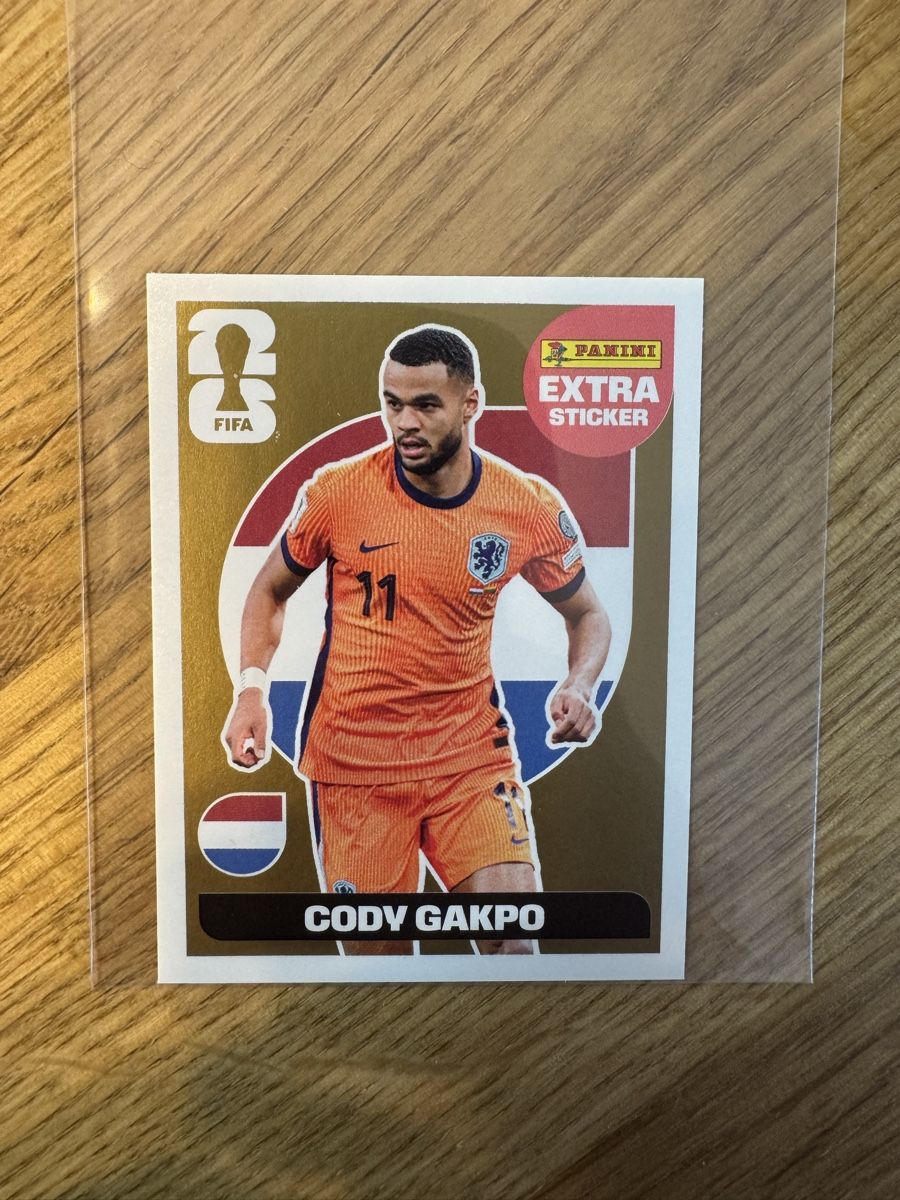 Panini Carte collezionabili: Cody Gakpo Extra Sticker – Nuovo (secondo la descrizione) da Schötz venduto da nic_brj7