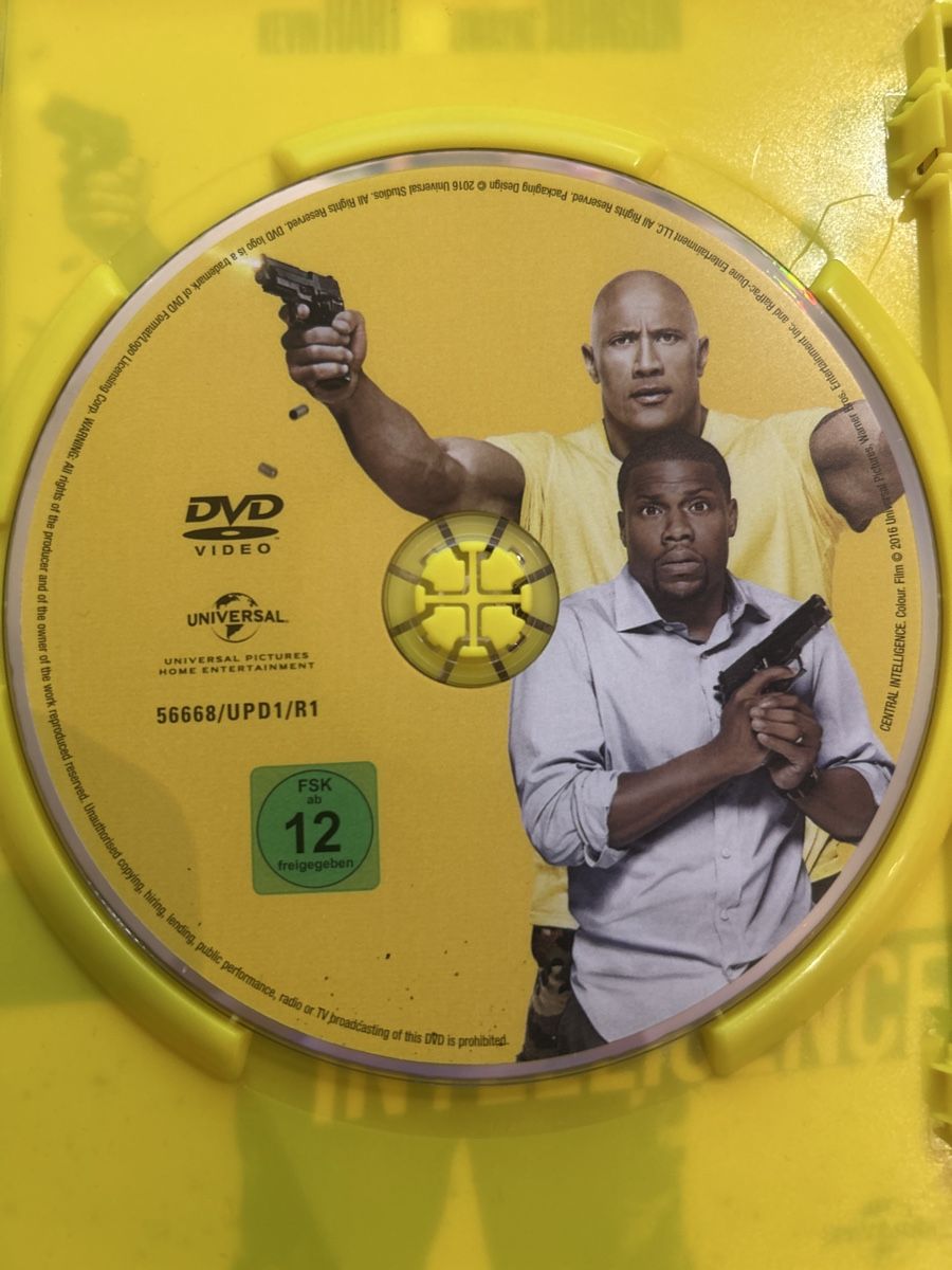 Tutti i DVDs: Central Intelligence DVD mit Dwayne Johnson & Kevin Hart! – Usato da Herisau venduto da Victoria-Classic 2