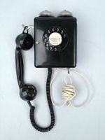 AUTOPHON Wandtelefon 1960 Bakelit Tf3 Defekt Bastler