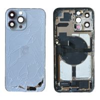 Châssis iPhone 13 Pro Max bleu (Original demonté pulled)