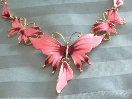 Schmetterling Collier + Ohrstecker