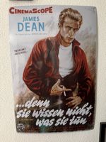 James Dean Filmplakat als Blechschild