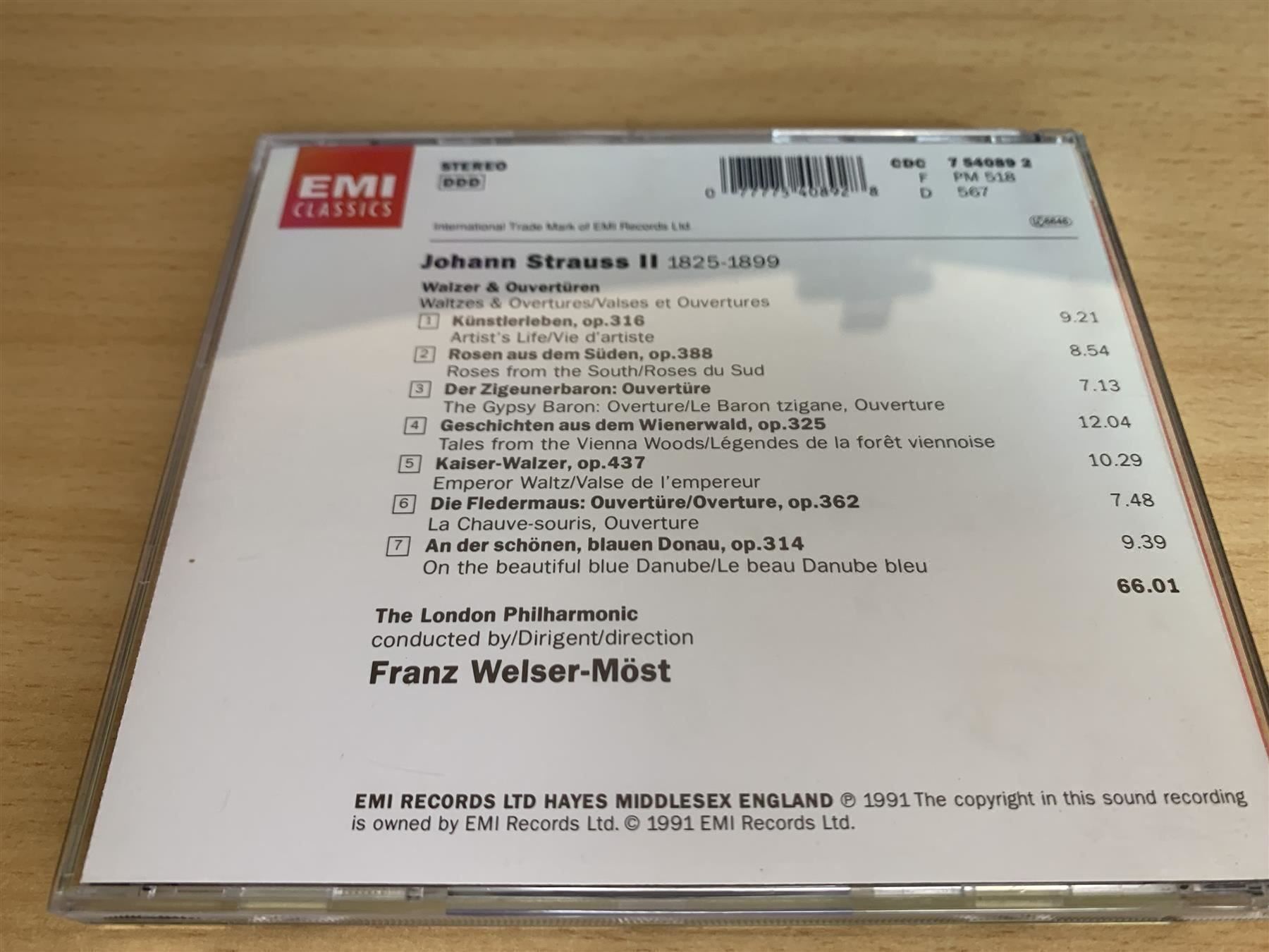 CD: Johann Strauss II - Ouvertüren & Walzer – Usato da Rikon im Tösstal venduto da Alpenmutz 1