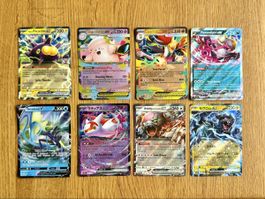 Pokémon Ultra Rare ex V Karten Konvolut 8x Bundles Set SV SW