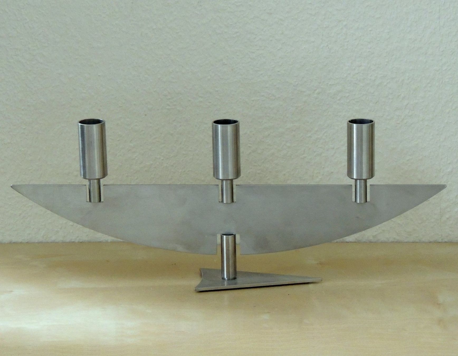Kerzenständer: Chandelier design en acier, Collection Hutter, Suisse – Gebraucht aus La Chaux-de-Fonds von Helene2300 3