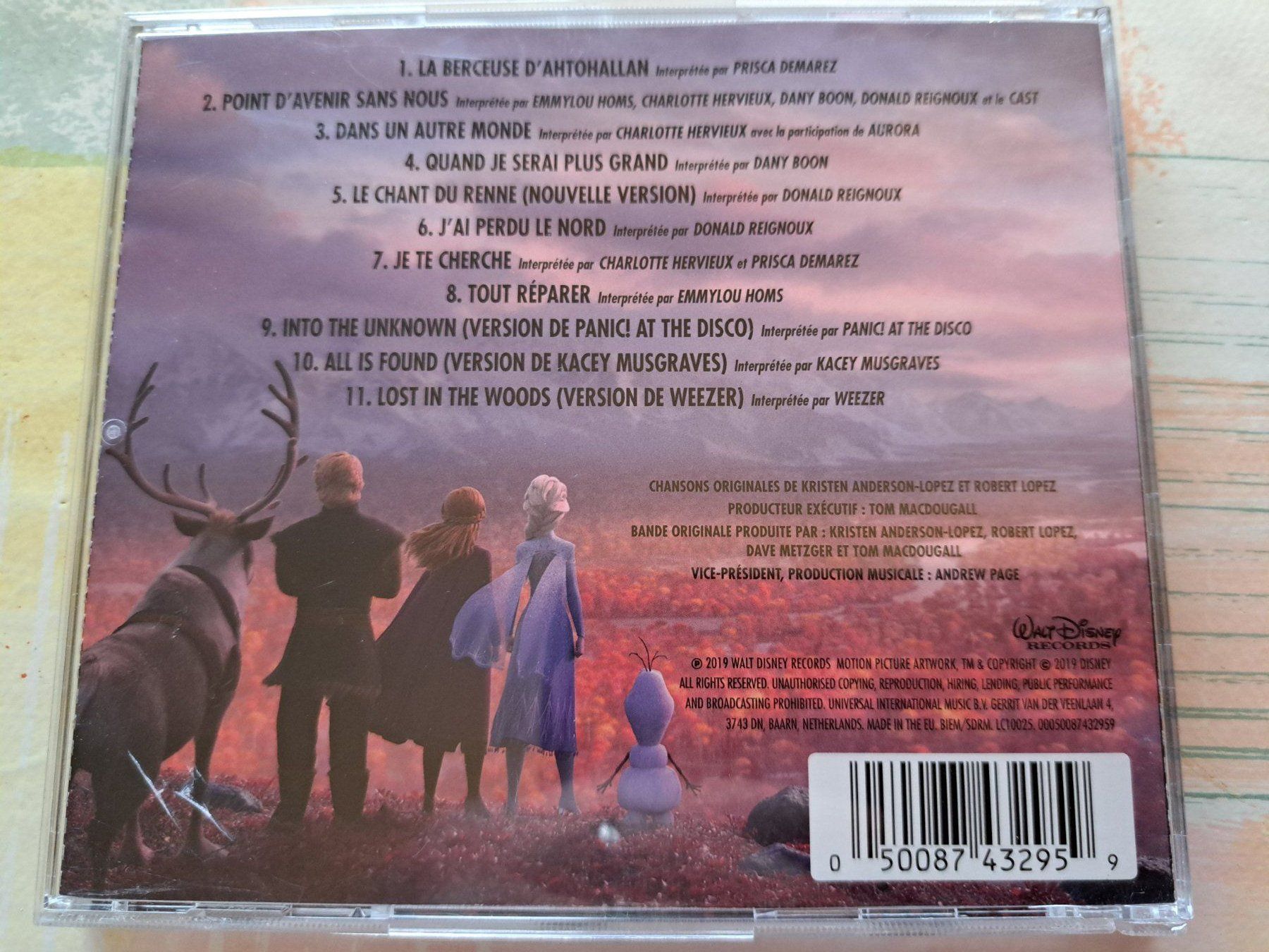 CD: Cd La reine des neiges 2  – Usato da Pully venduto da bro_n52j 1
