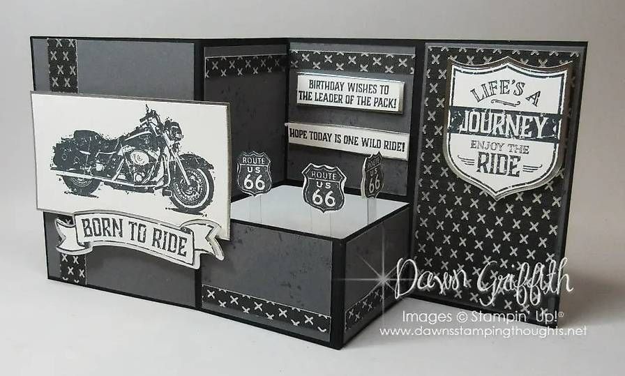 Stampin' up! Timbri: Stempelset von Stampin up "One wild ride" – Usato da Frauenkappelen venduto da 77Adi 1
