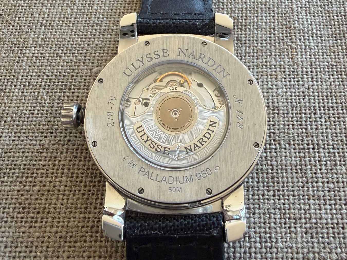 Ulysse Nardin Orologi: Ulysse Nardin Macho Palladium 950 – Usato da Wolfertswil venduto da Schorsch3 1