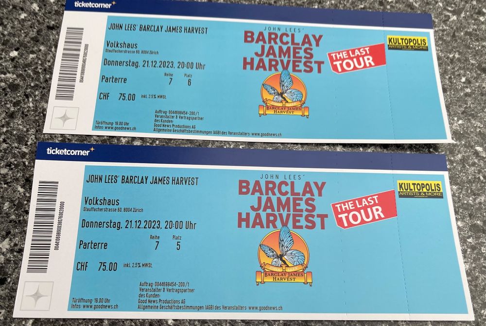 Zwei Tickets | Kaufen auf Ricardo