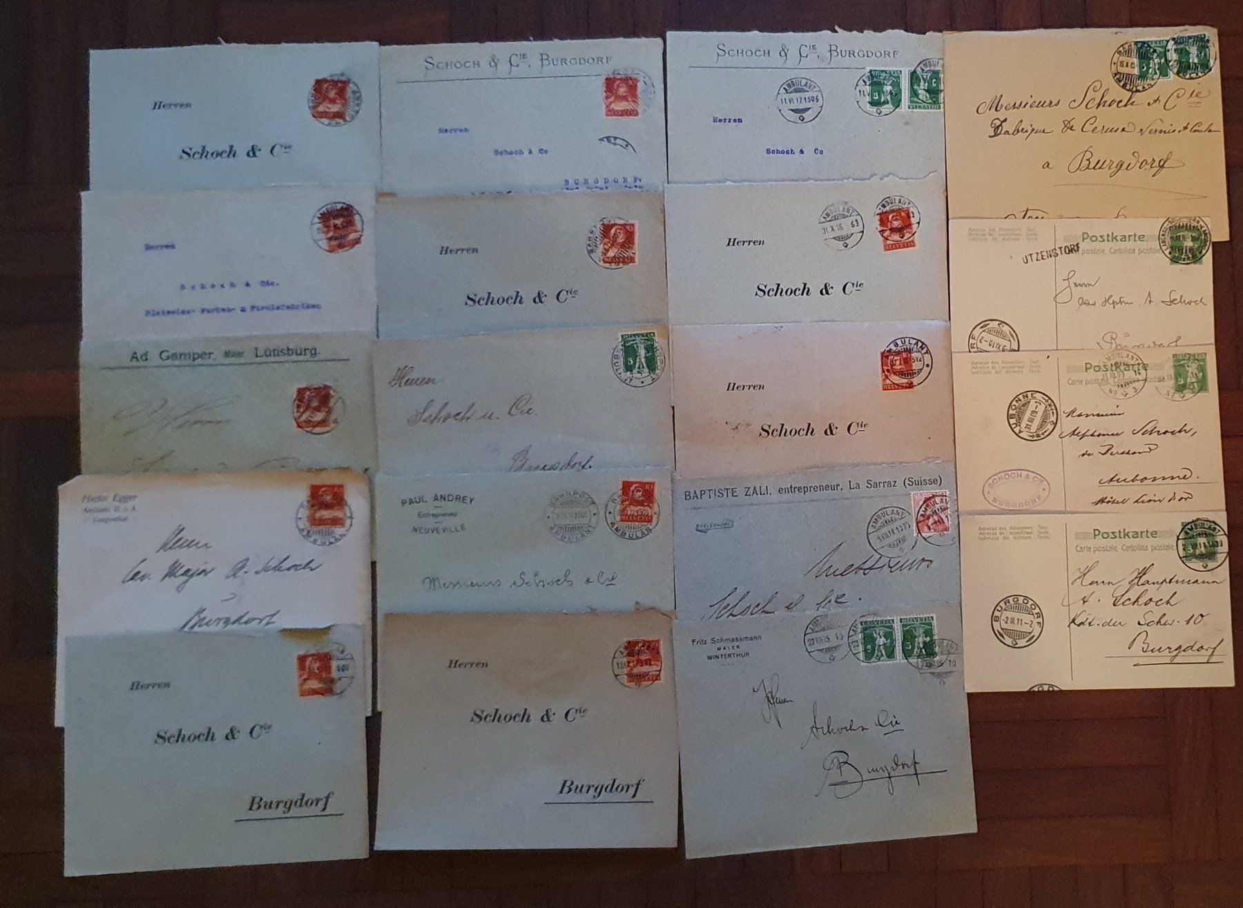 Tutti i francobolli: 90 Bahnpostbriefe – Usato da Kreuzlingen venduto da Rschweiz1 5