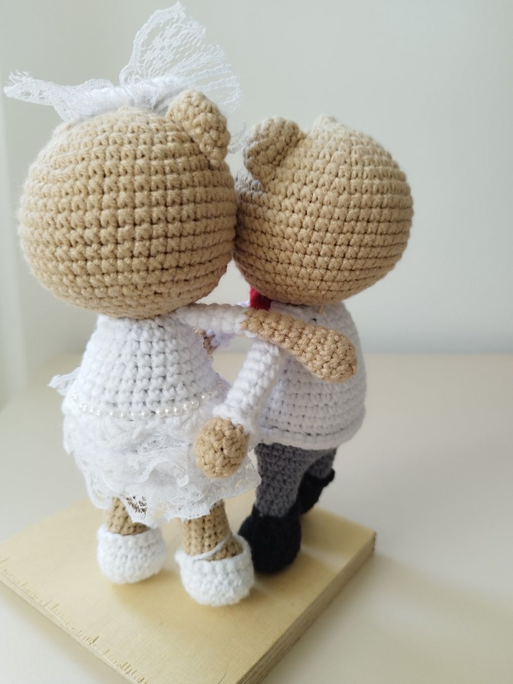 Spielzeuge: Ours mariés crochetés à la main- Cadeau unique!17cm – Neu und originalverpackt aus Arnex-sur-Orbe von can_97vn 3