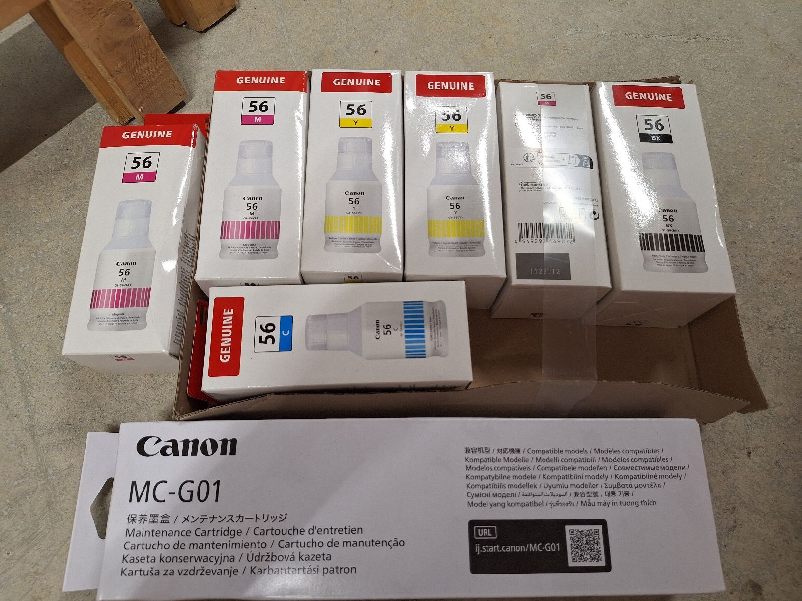 Altro in Scrittura & Disegno: Canon GI-56 Tinte und Maintenance Catrige – Nuovo e nell'imballaggio originale da Blumenstein venduto da lostinspace85