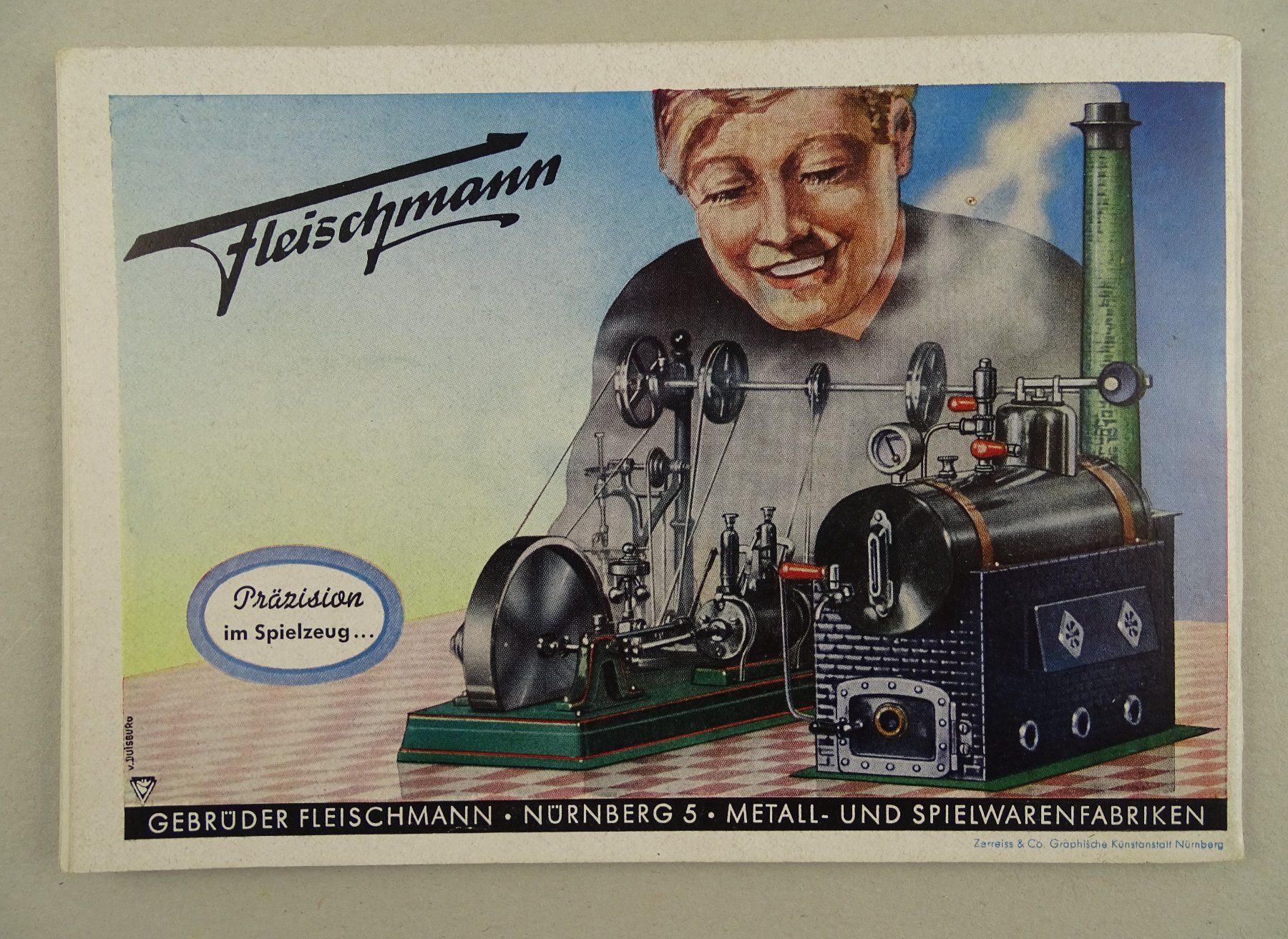 Fleischmann Modelleisenbahnen: FLEISCHMANN 0 KATALOG 1951 – Gebraucht aus Grüningen von Kartensammler 5