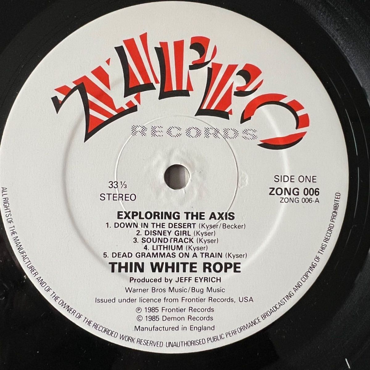 Dischi in vinile: Thin White Rope - Exploring The Axis / 1. UK-Press.1985  TOP – Usato da Gais venduto da soundcave57 2