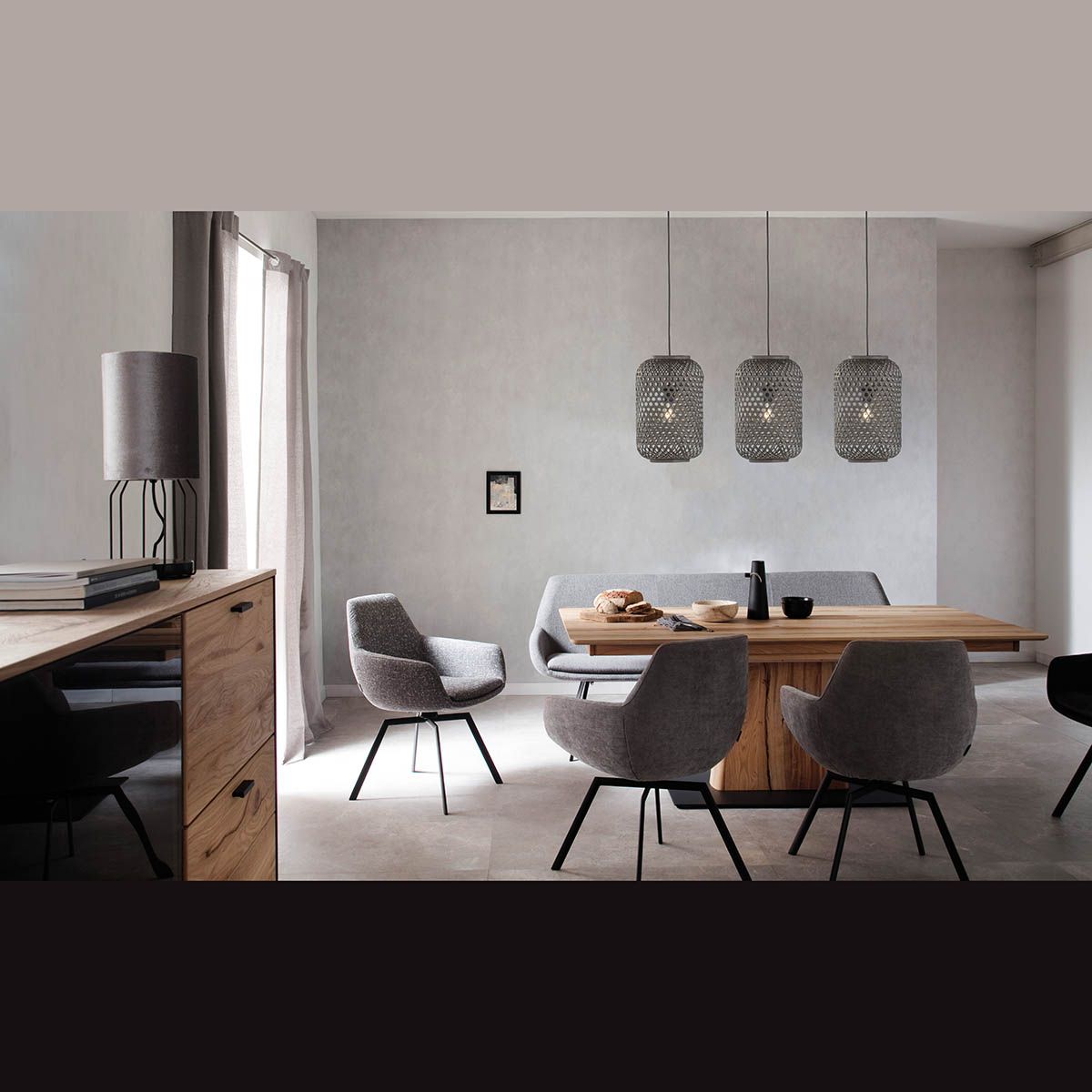 Kronleuchter & Deckenlampen: Pendelleuchte, Schwarz, 110 cm x 25 cm – Neu (gemäss Beschreibung) aus Kreuzlingen von Smart-Light 3