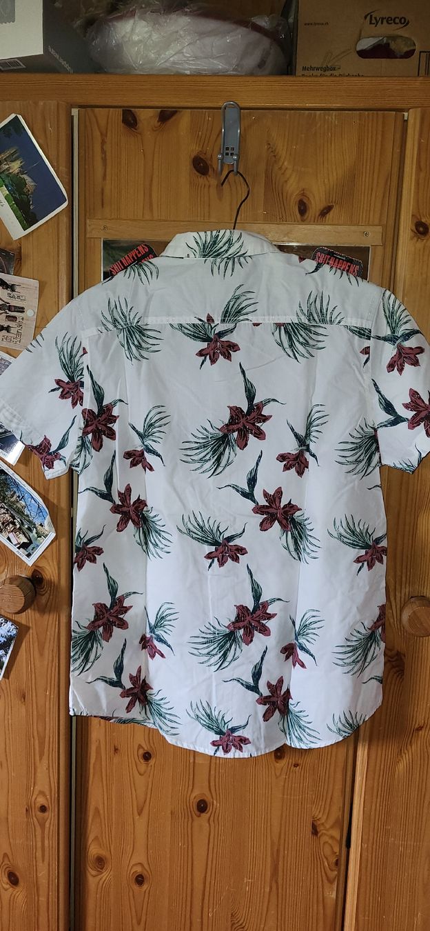 Hemden: Herrenhemd kurzarm Stitch & Soul.         gr. L Tailliert – Gebraucht aus Schweizersholz von fuchs06 1