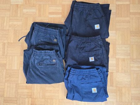 5x Carhartt Hosen XXL – 2 Cargo Jogger + 3 Shorts