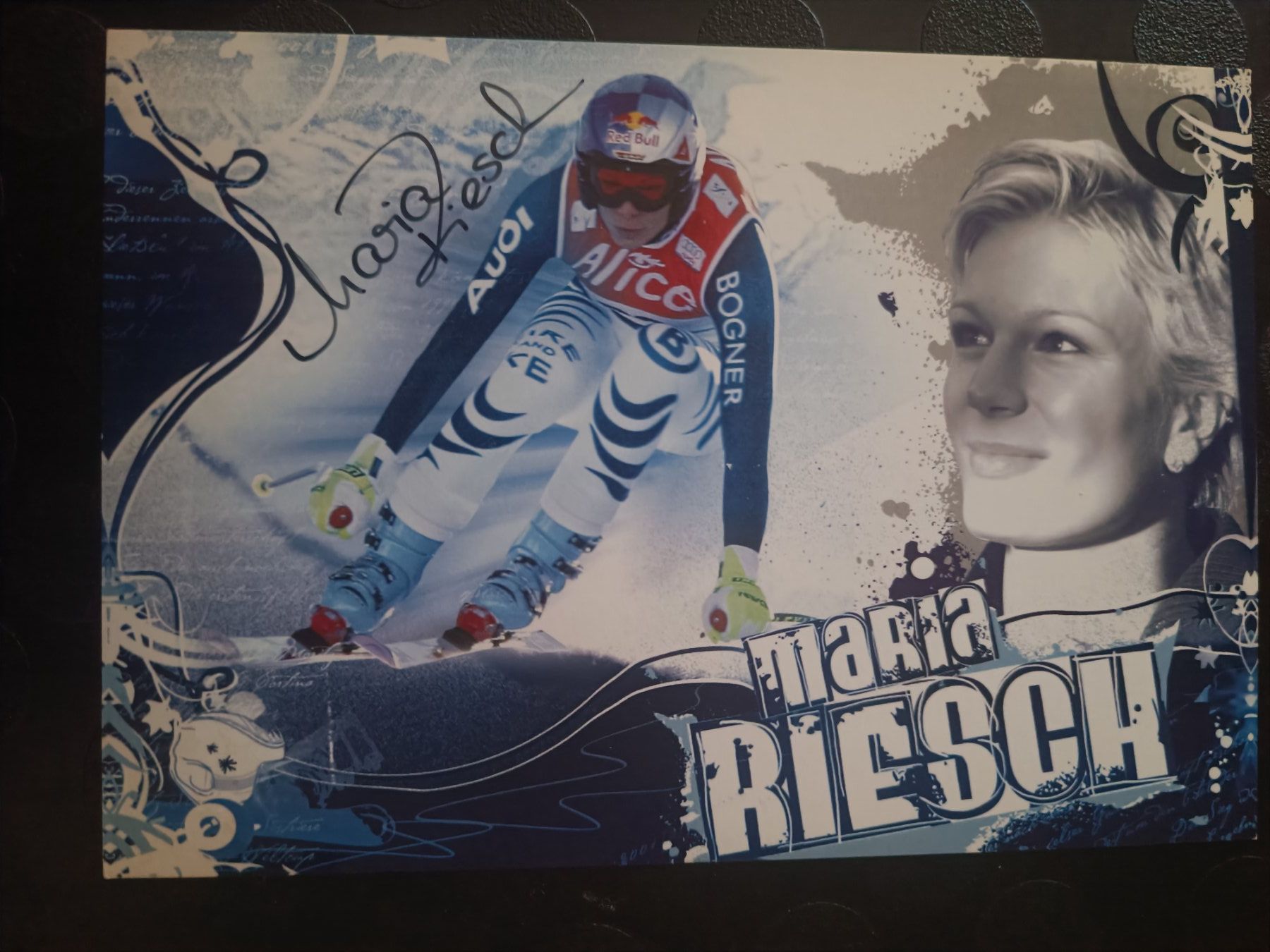 Autogramme: Maria Riesch - handsignierte alte Karte – Gebraucht aus Menziken von Artographs