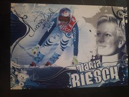 Maria Riesch - handsignierte alte Karte