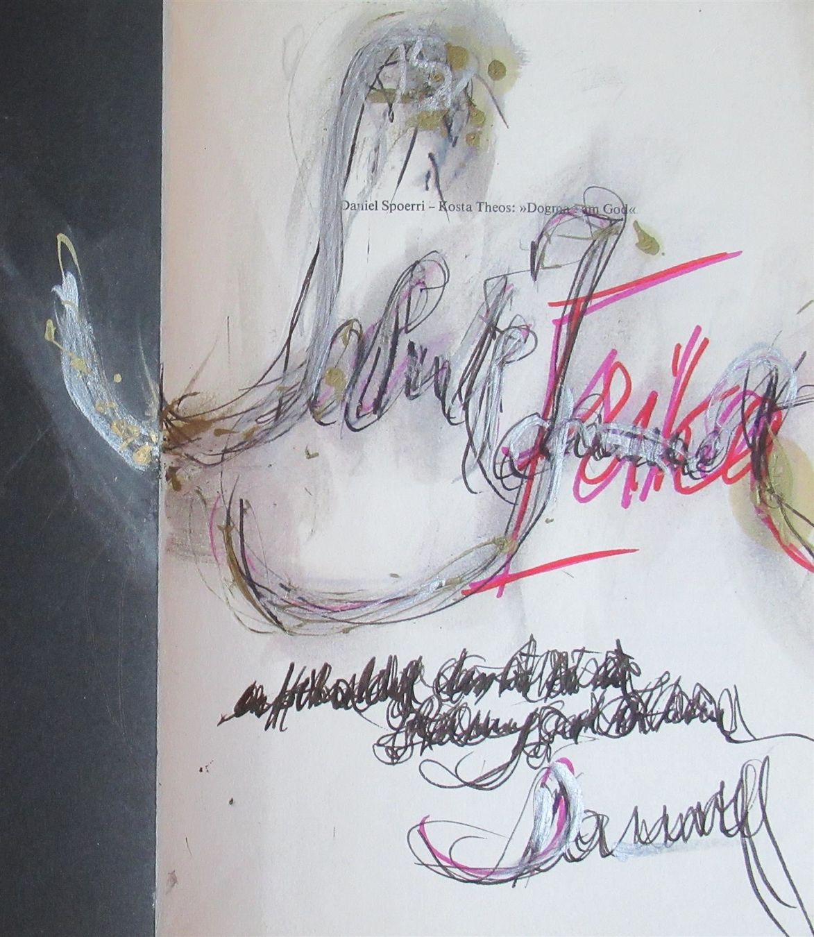 Libri: Daniel Spoerri Original Mischtechnik in Buch 1987 TOP – Usato da Adliswil venduto da buch_und_kunst