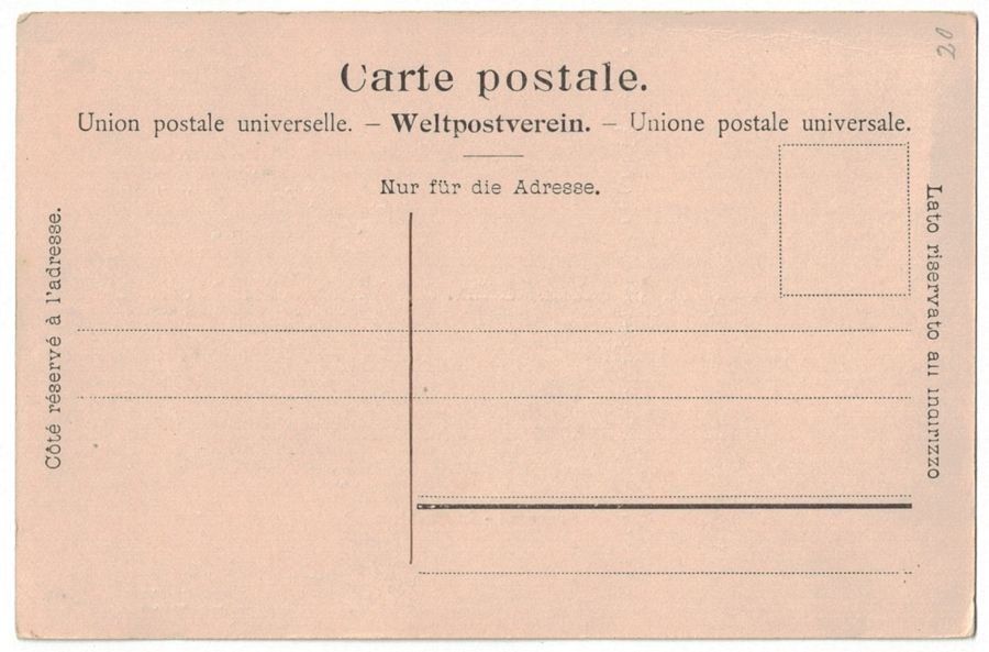 Cartoline postali: Appenzell, das Schloss, um 1900 – Usato da Frauenfeld venduto da POML 1