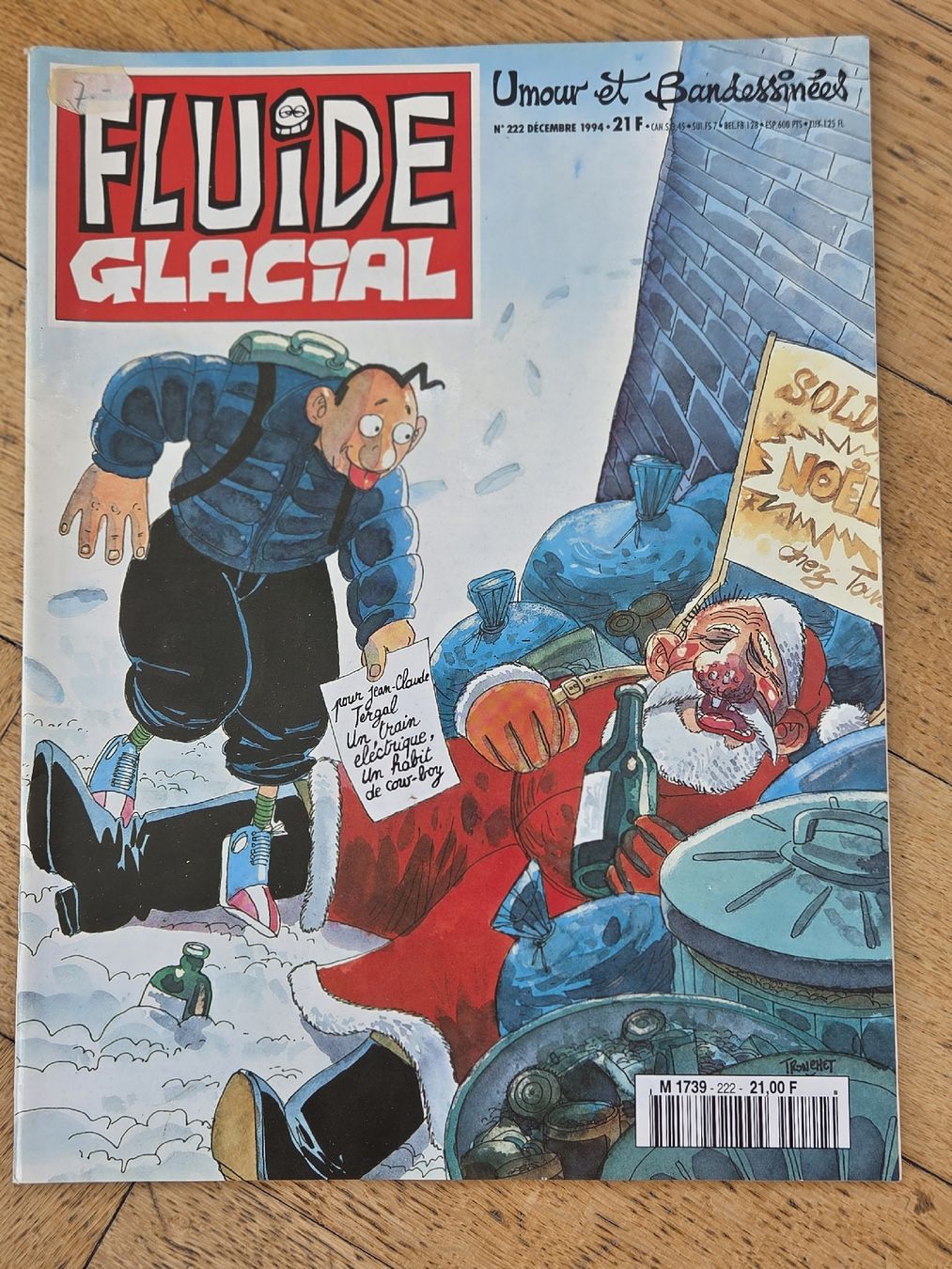 Fumetti: Fluide Glacial N°222 Décembre 1994  – Usato da Territet venduto da Cenh