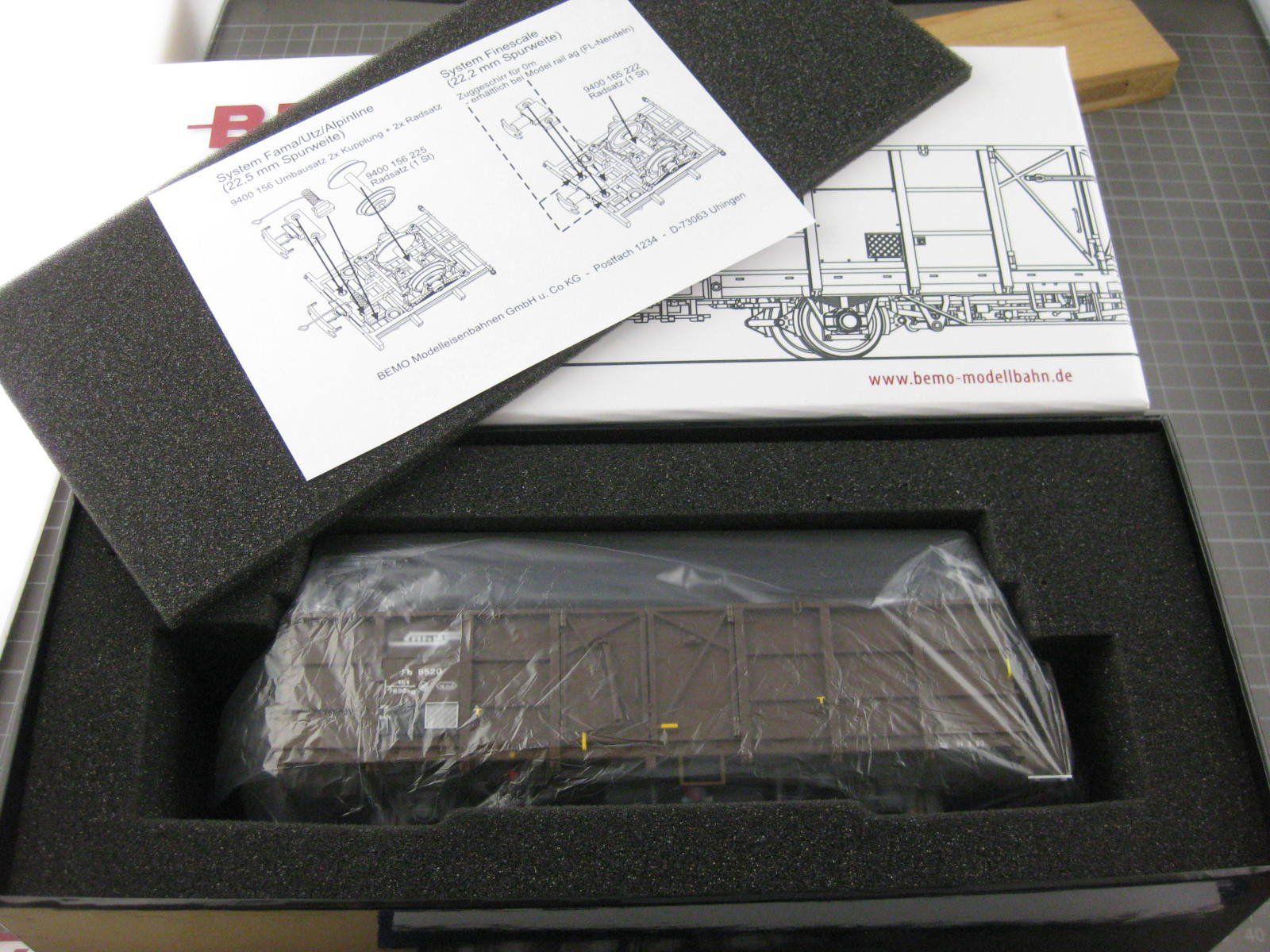Bemo Modelleisenbahnen: Bemo 9455 110, RhB Fb 8520, mit OVP, neuwertig – Gebraucht aus Malters von Marosko 5