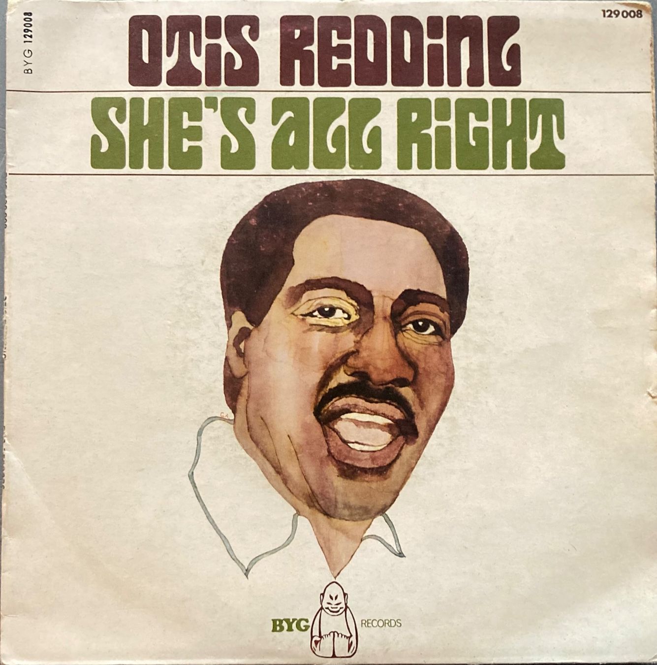 Dischi in vinile: OTIS REDDING - SHE'S ALL RIGHT – Usato da Poliez-Pittet venduto da Newtown-Records