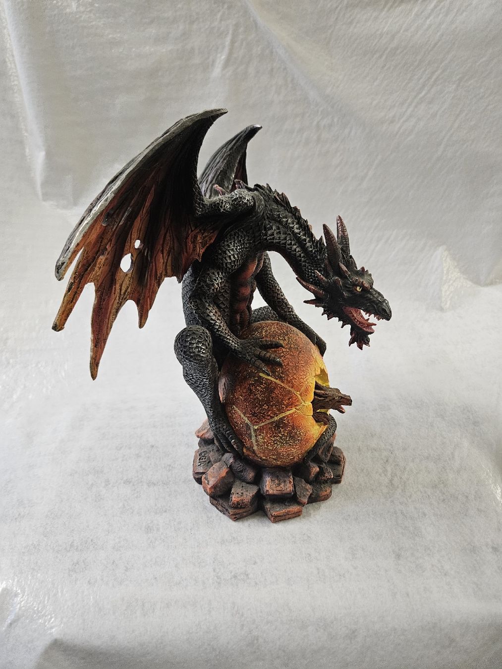 Statuette: Drachen mit Lava Ei 28cm – Nuovo (secondo la descrizione) da Dielsdorf venduto da Kenan997 3