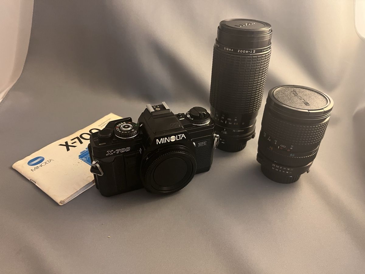 Minolta Kamera: Minolta X-700 mit 2x zoom objektiv – Gebraucht aus Boudry von martin8mum