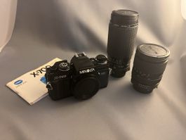 Minolta X-700 mit 2x zoom objektiv