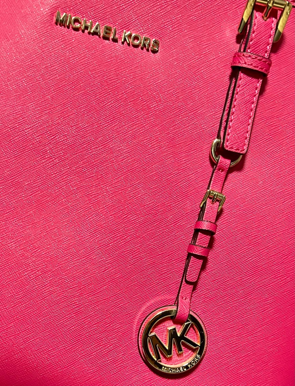 Michael Kors Borse da donna: Michael Kors Jet Set leder shopper Rosa – Usato da Arboldswil venduto da Chocco11. 8