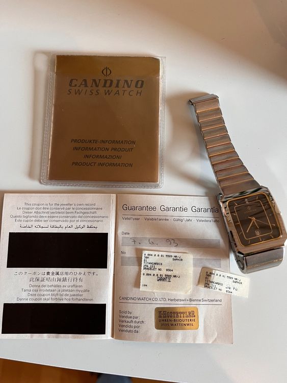 Candino Swiss Watch ( 30 Jahre alt ) | Kaufen auf Ricardo