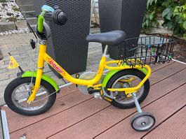 Puky Fahrrad 12 Zoll mit Stützrädern und Korb