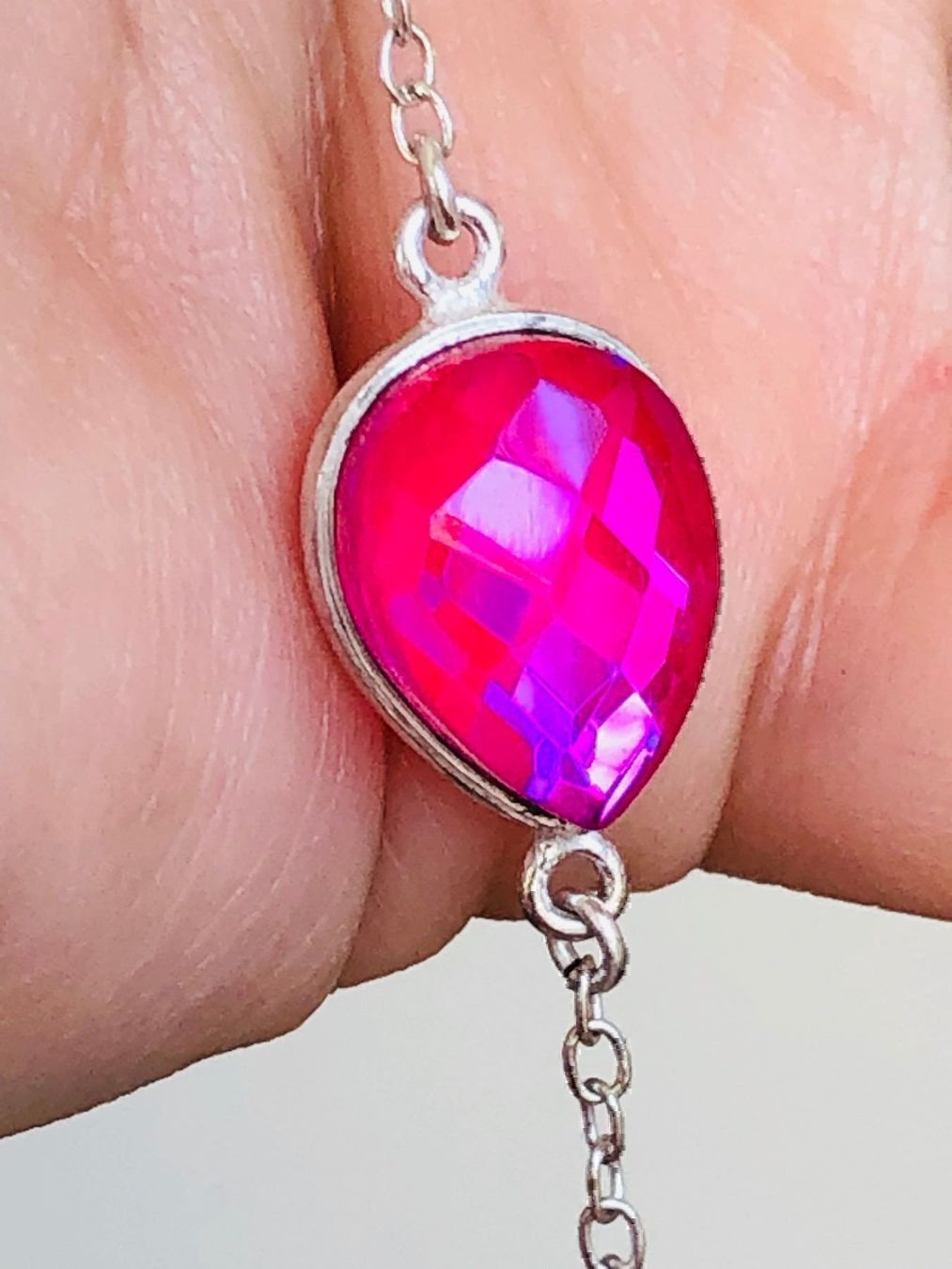 Catenine: Rainbow Fire Topaz Ethnic Handmade – Nuovo e nell'imballaggio originale da Genève venduto da AGBERG 3