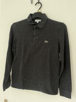 Lacoste Poloshirt Herren Gr. XS Langarm Grau Top Zustand
