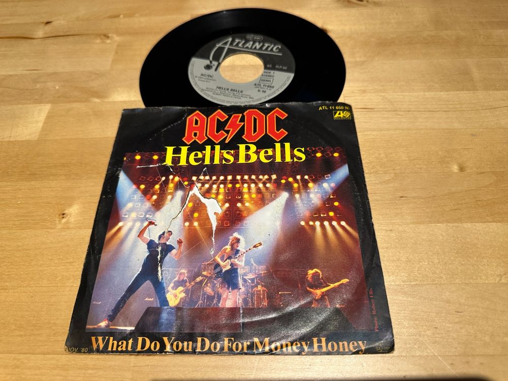 AC/DC rare Kult Single Hells Bell Metal Top Heavy Hard Rock (Gebraucht ...