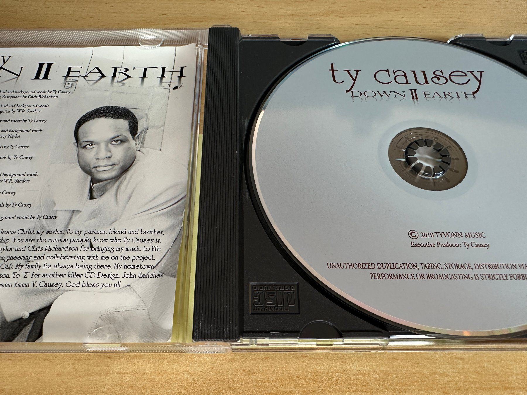 CDs: Ty Causey – Down 2 Earth – D'occasion à Rikon im Tösstal par Alpenmutz 2