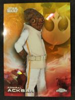 Admiral Ackbar 2025 Topps Chrome Sapphire Star Wars 34/50